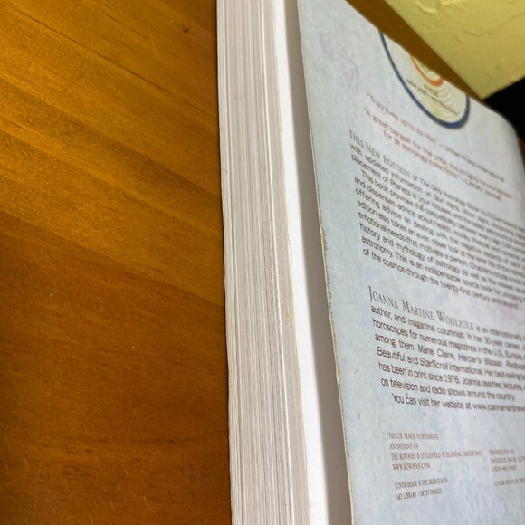 The Only Astrology Book You'll Ever Need Paperback Joanna Martine Woolfolk - Picture 3 of 5